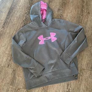Gray/Purple Under Armour Hoodie